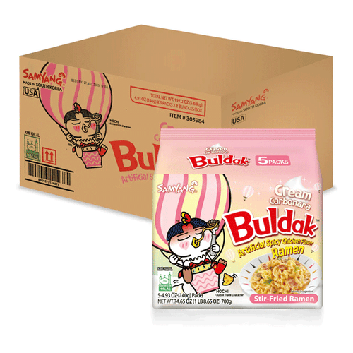 Buldak Samyang Cream Carbonara - (Case)